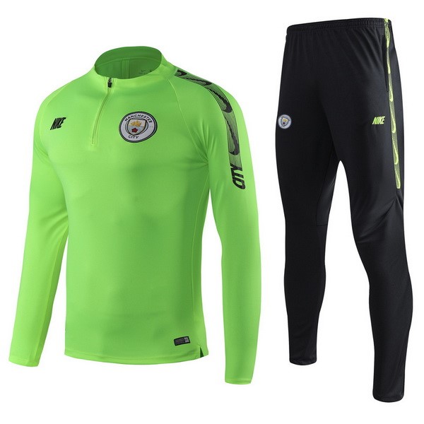 Chandal Manchester City 2019 2020 Verde Fluorescente